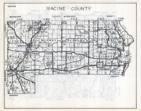 Racine County Map, Wisconsin State Atlas 1933c